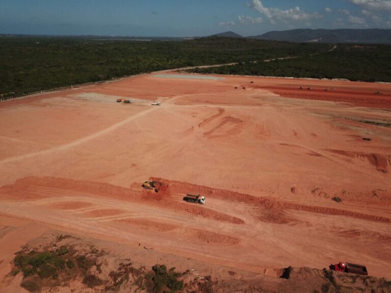 Obras de expansão da ZPE Ceará atingem 60% de conclusão