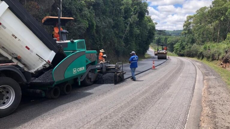 Obras renovam ERS-122 entre Caxias do Sul e Antônio Prado