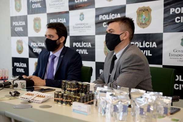 Polícia Civil prende irmãos com esteroides anabolizantes em Fortaleza
