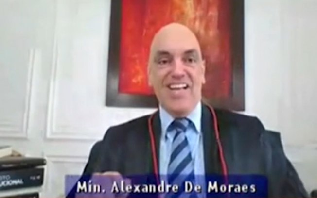 Cachorro do ministro Alexandre de Moraes interrompe sessão: “Fez advertência”