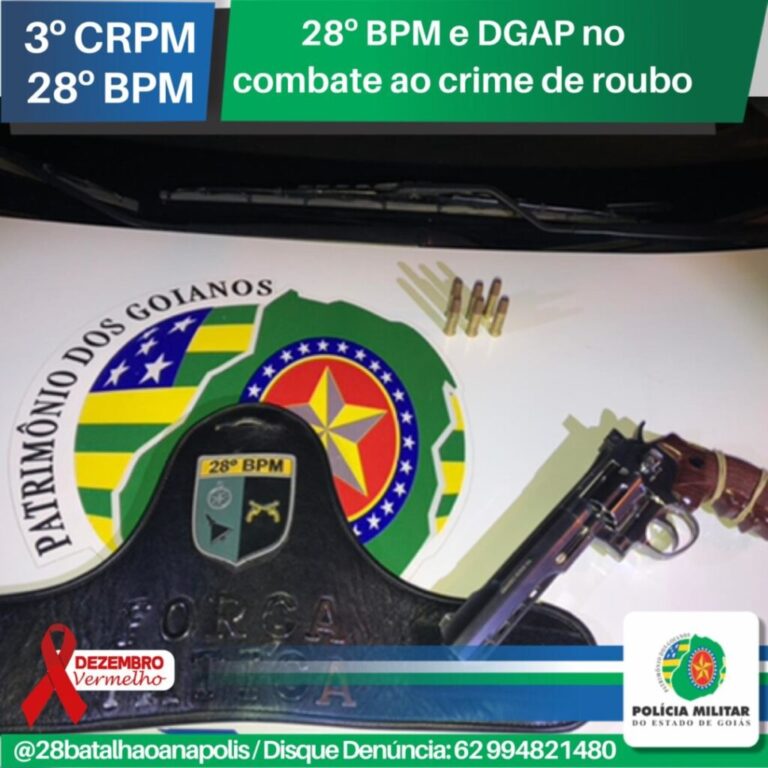 28º Batalhão e DGAP no combate ao crime de roubo