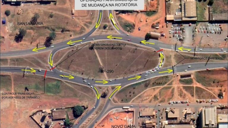 DER realiza teste em trecho da DF-290 nesta quinta-feira (3)