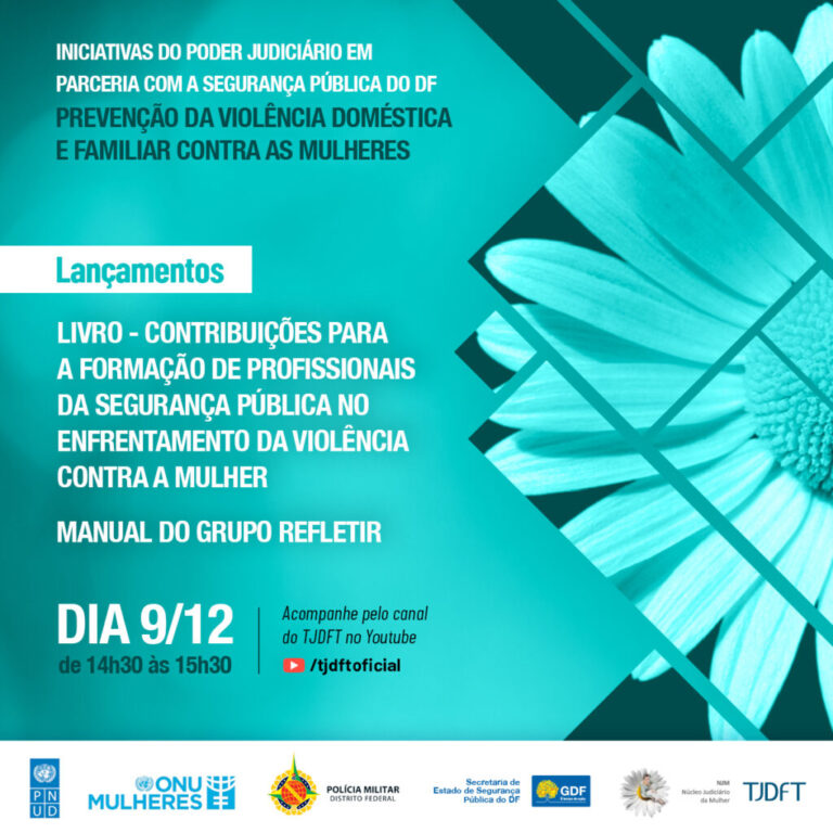 TJDFT e segurança pública do DF lançam publicações sobre prevenção da violência doméstica