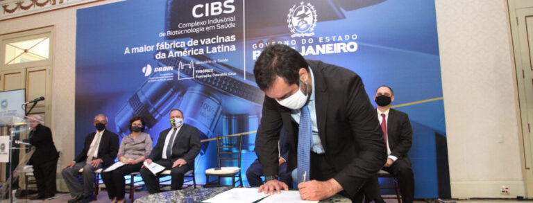 Estado, Fiocruz e Ministério da Saúde assinam escritura de terreno para fábrica de vacina no RJ