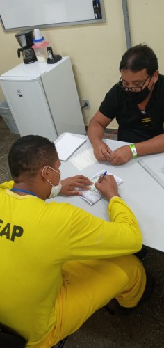 Seap e Instituto de Identificação realizam últimas ações de emissão de RG em penitenciárias de Manaus, neste ano