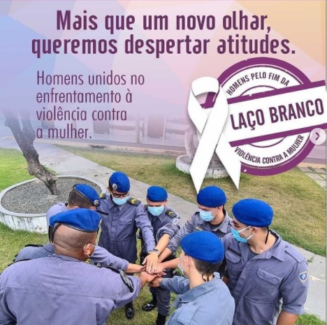 Polícia Militar mobiliza e promove ações na campanha pelo Dia do Laço Branco. Ouça: