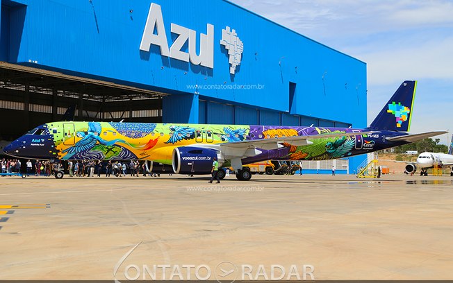 Ararinha Azul: o avião mais colorido que estará nos céus do Brasil