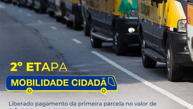Pagamento do auxílio para condutores de transporte escolar e de turismo