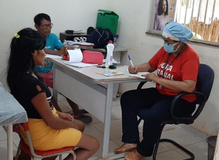 Fesma realiza atendimentos médico e de enfermagem em aldeia na Região de Barra do Corda