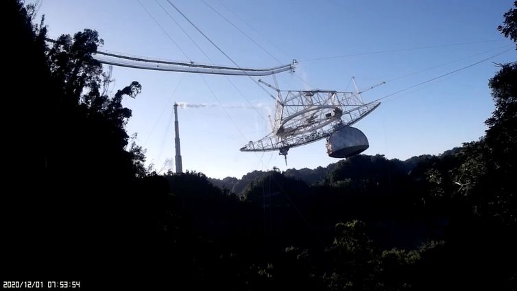 A astronomia perde o radiotelescópio de Arecibo