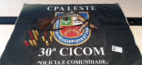 Polícia Militar detém homem com arma de fogo na zona Leste de Manaus