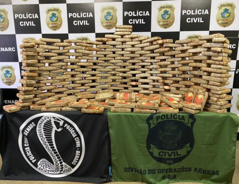 Polícia Civil apreende carga de drogas avaliada em R$ 3 milhões em Caiapônia