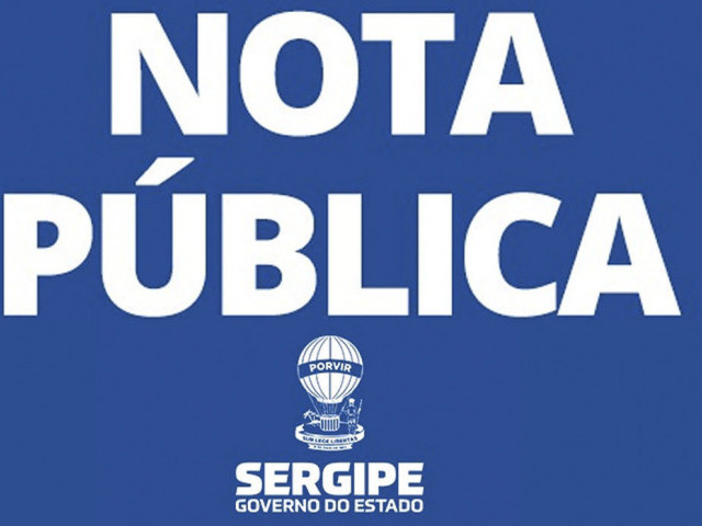 Em Aracaju, repartições e órgãos da administração pública estadual não funcionarão na terça(08)  