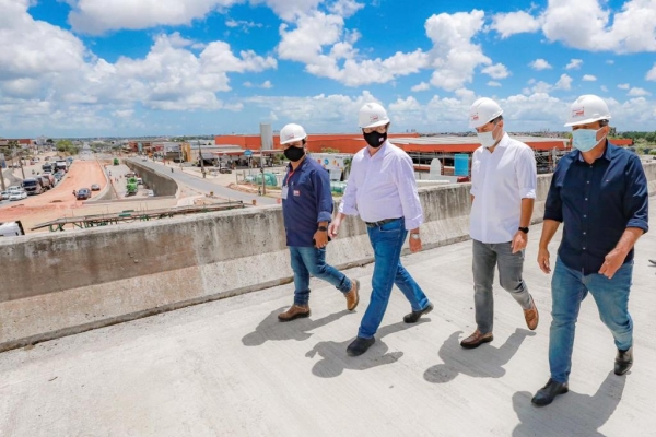 Tráfego de veículos no Viaduto da PRF será liberado até o Natal