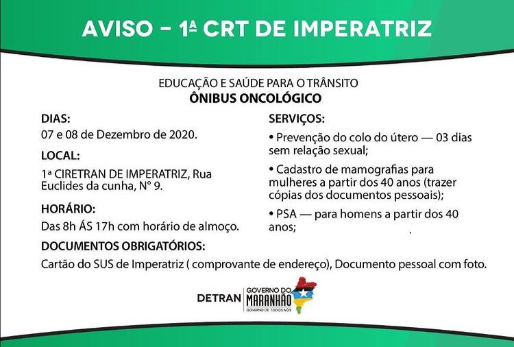 1ª Ciretran de Imperatriz realiza Ação Solidária