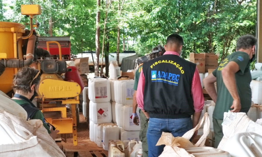 Órgãos de fiscalização concluem operação de combate ao uso e descarte irregular de agrotóxicos na região central do Tocantins