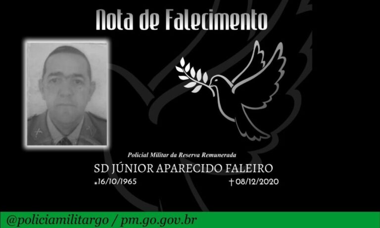 Nota de falecimento: SD Júnior Aparecido Faleiro