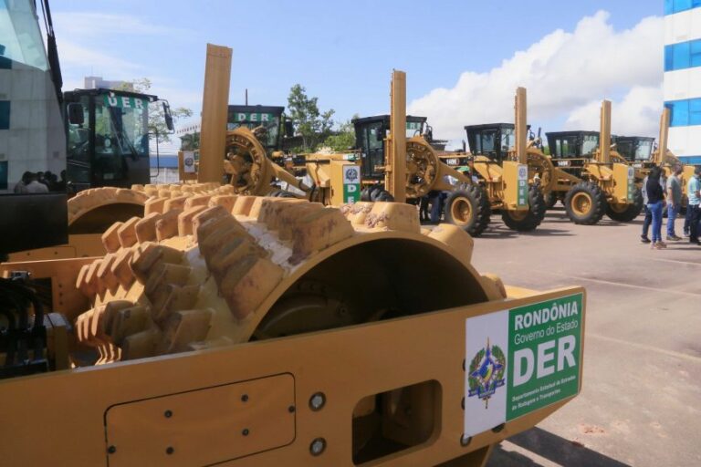 Aquisição de maquinários vai garantir celeridade e agilidade na recuperação de estradas e rodovias de Rondônia
