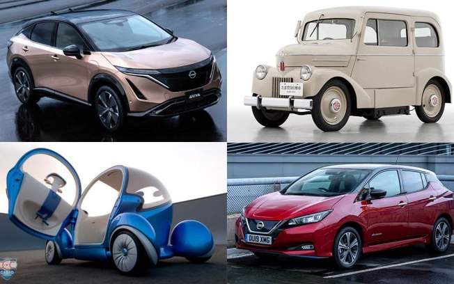 Conheça 12 carros da Nissan que mostram a evolução dos elétricos