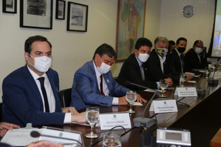 Paulo Câmara participa de reunião com ministro da Saúde e cobra plano de imunização para todos os brasileiros