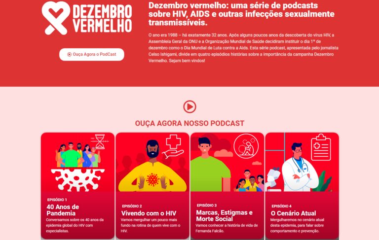 Dezembro Vermelho: SES-PE lança hotsite com série de podcasts