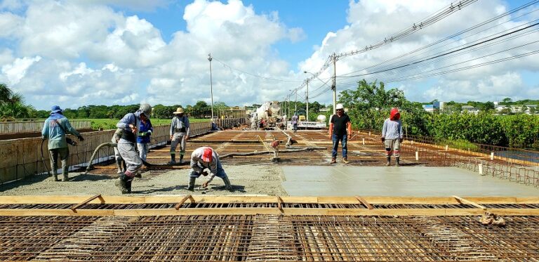 Governo finaliza mais uma etapa da construção da nova ponte sobre a Lagoa dos Índios