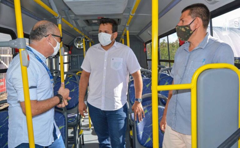 MOB inspeciona novos ônibus que incrementarão transporte no sistema semiurbano de São Luís