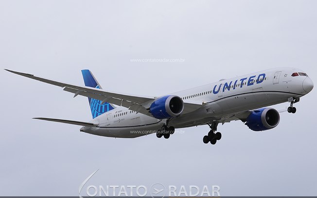 United realiza operação com o Boeing 787-10 em São Paulo