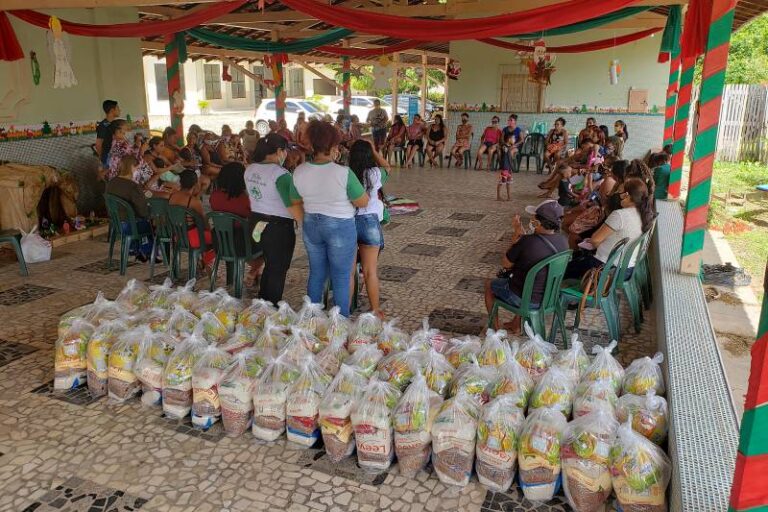 Sejudh promove entrega de cestas básicas em Ananindeua e Marituba