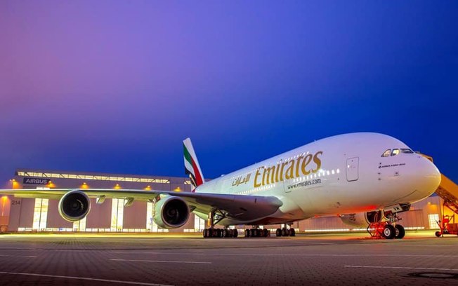 Emirates recebe segundo A380 no mês de dezembro