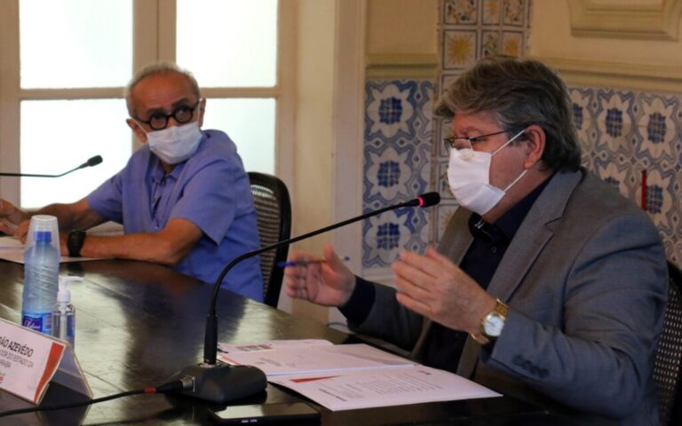 João Azevêdo e Cícero discutem ações para enfrentamento da pandemia e reforçam necessidade de cuidados para evitar disseminação do coronavírus