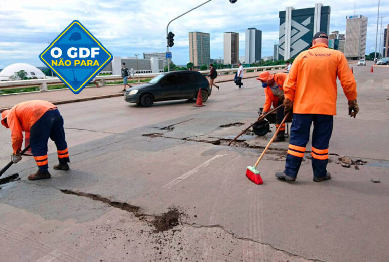 Ações de manutenção na Rodoviária do Plano Piloto