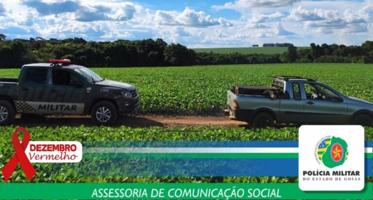 CPA localiza animais mortos e prende suspeito em flagrante