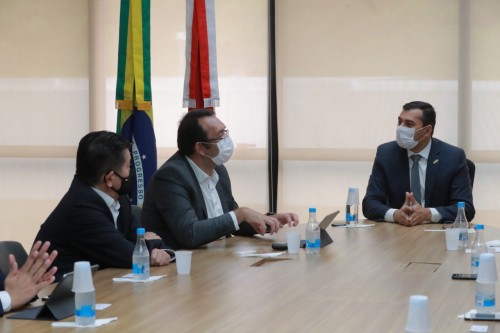 Em reunião com representantes da Eletros, Wilson Lima destaca avanço da indústria local, mesmo com pandemia