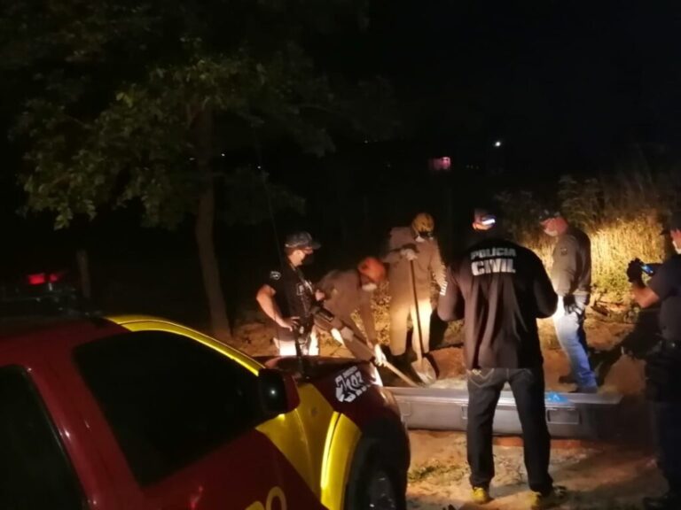 Polícia Civil prende dupla em flagrante por ocultação de cadáver em Cidade Ocidental
