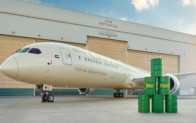 Boeing 787 ecoDemonstrador da Etihad entra em serviço