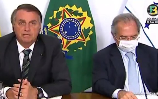 Paulo Guedes tira cochilo enquanto Bolsonaro fala em reunião do Mercosul; veja