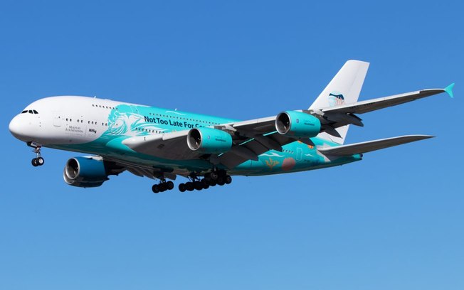 Hifly realiza seu último voo com o Airbus A380