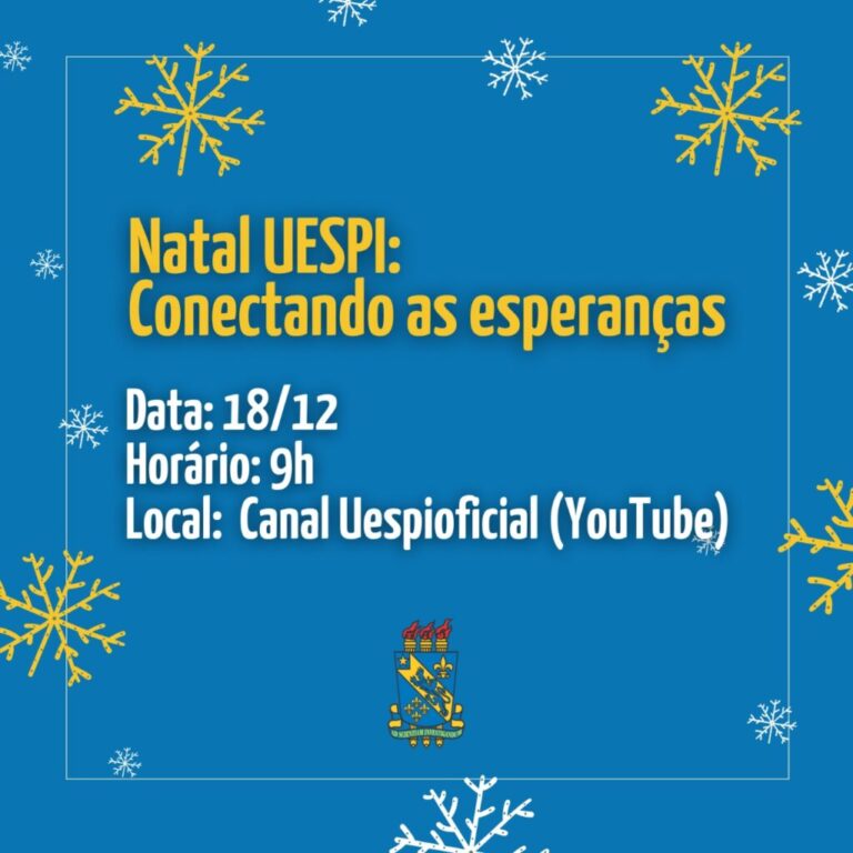 Natal Uespi será transmitido pelo YouTube nesta sexta (18)