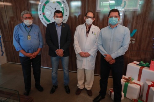 Wilson Lima reafirma fortalecimento da rede estadual de saúde com parceria com o Hospital Getúlio Vargas