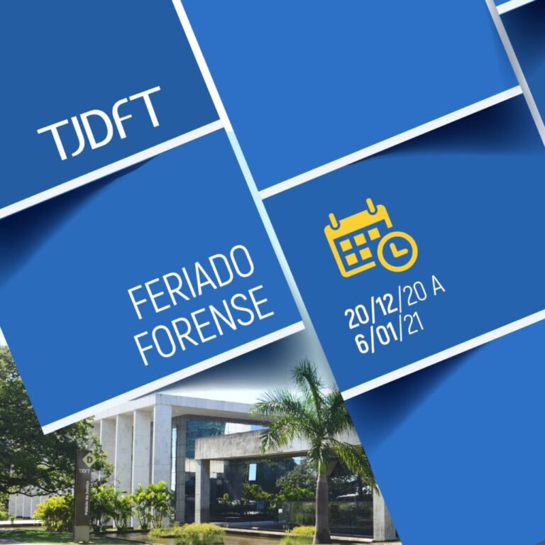 Confira o funcionamento do TJDFT durante o feriado forense de 20/12 a 06/01