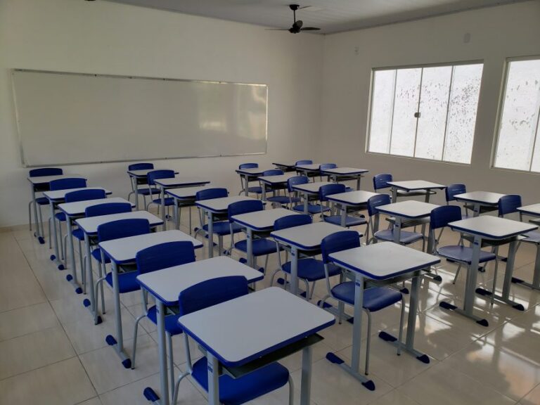 Bloco de salas de aula é construído na Escola Estadual Custódio Gabriel Filho, em Alto Paraíso