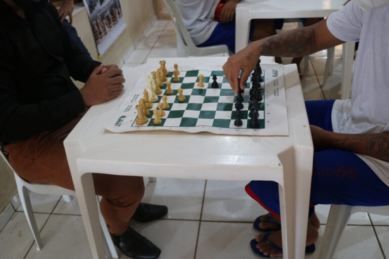 Socioeducandos participam do 1º Torneio de Xadrez de 2020 na Unidade de Internação Masculina Provisória, em Porto Velho