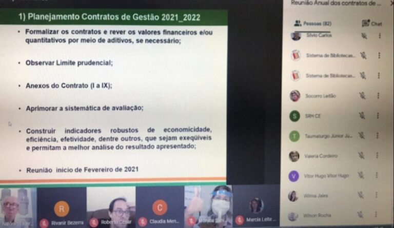 Seplag realiza reunião anual de planejamento dos contratos de gestão