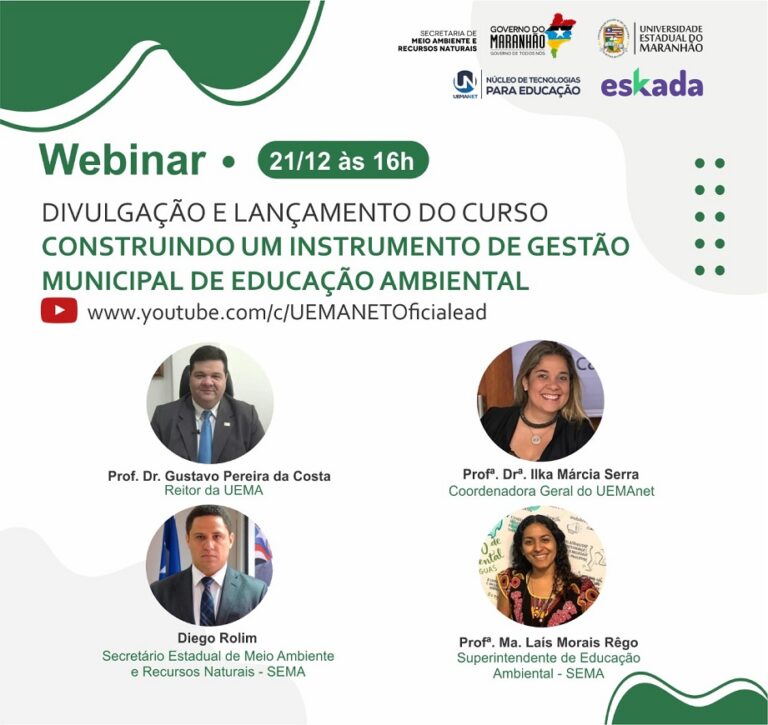 Governo do Estado lança primeiro curso da Escola Ambiental do Maranhão