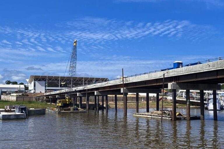 Terminal Hidroviário de Santarém está com 85% das obras concluídas