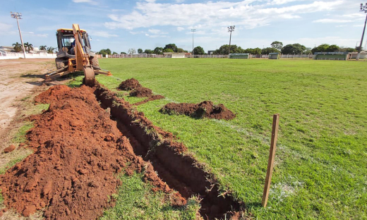 Governo do Tocantins inicia instalação de sistema de irrigação no estádio Resendão de Gurupi
