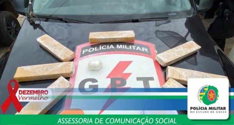 GPT: apreensão de drogas e prisão de suspeitos é realizada em Uruaçu-GO