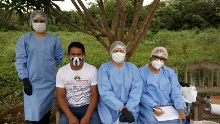 Para detectar a Covid-19, Fiocruz Rondônia atende indígenas de Guajará-Mirim e Nova Mamoré com a realização de testes rápidos