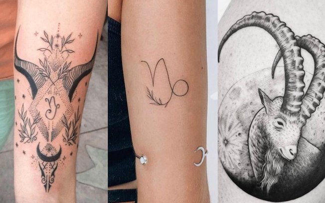 Tatuagem de Capricórnio: 14 modelos de tattoo para se inspirar